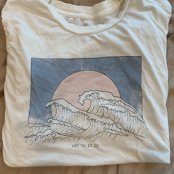 Pacsun White Graphic Tee - Picture 4 of 4